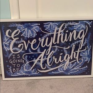 20” x 30” framed picture